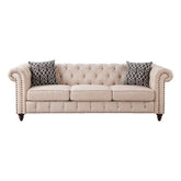Aurelia Tan Linen Sofa Model 52420 By ACME Furniture